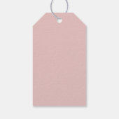 Elegante Watercolor Weihnachtsbaum Geschenkanhänger (Rückseite)