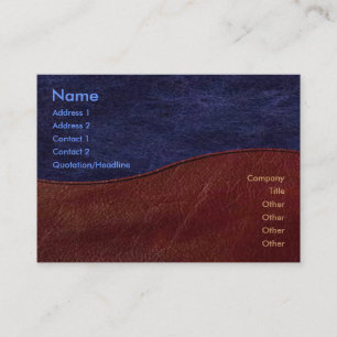 Elegante Wave Business Card Visitenkarte
