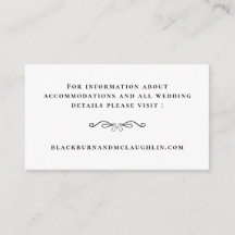 Elegante Website für Hochzeiten Schwarz-weiß moder