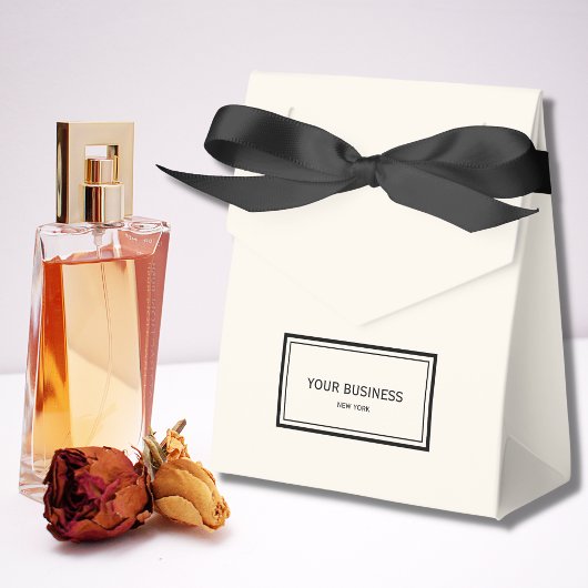 Elegante Website mit Firmennamen benutzerdefiniert Geschenkschachtel