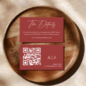 Elegante Website zur Weihnachtszeit Begleitkarte