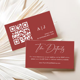 Elegante Website zur Weihnachtszeit Begleitkarte