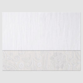 Elegante Wedding Artisan Floral Nuetral Geschenkwr Seidenpapier