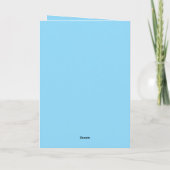 Elegante Wedding Congratulations Card Karte (Rückseite)