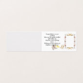 Elegante Wedding Congratulations Card | Romantisch (Außenseite Aufgefaltet)