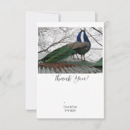 Elegante Wedding Dankeschön Card Dankeskarte