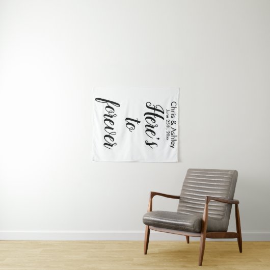 Elegante Wedding Foto Prop Foto Stand Hintergrund Wandteppich (Beispiel (Horizontal))