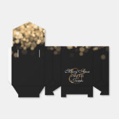 Elegante Wedding Gold Lights Geschenkschachtel (Ungefaltet)