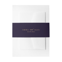 Elegante Wedding Invitation Bly Band