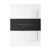 Elegante Wedding Invitation Bly Band (Vorderseite Beispiel)