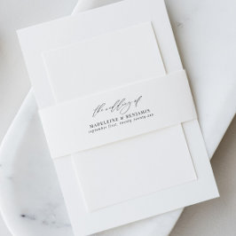 Elegante Wedding Invitation Bly Band mit Skript