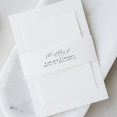 Elegante Wedding Invitation Bly Band mit Skript
