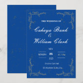 Elegante WEDDING INVITATION Einladung (Vorne/Hinten)