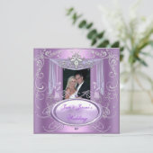 Elegante Wedding Invites Einladung (Stehend Vorderseite)