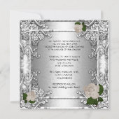 Elegante Wedding Invites Einladung (Rückseite)