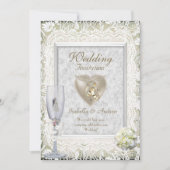 Elegante Wedding Invites Einladung (Vorderseite)