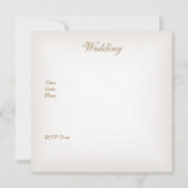 Elegante Wedding Invites Einladung (Rückseite)