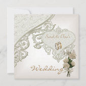 Elegante Wedding Invites Einladung (Vorderseite)