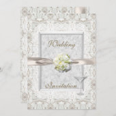 Elegante Wedding Invites Einladung (Vorne/Hinten)