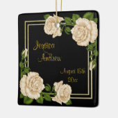 Elegante Wedding Keramikornament (Links)