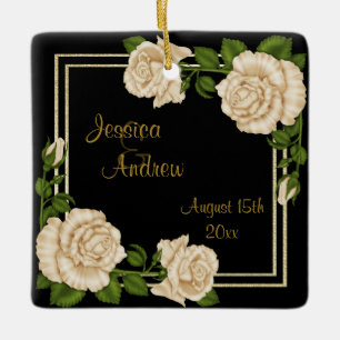Elegante Wedding Keramikornament
