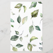 Elegante WEDDING MENU Drinks. (Rückseite)