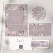 Elegante Wedding Registry Card Begleitkarte