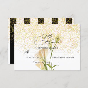 Elegante Wedding RSVP Card