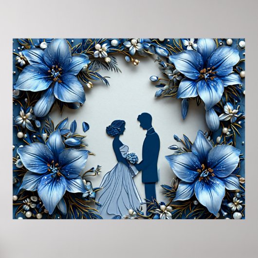 Elegante Wedding Scene Poster (Vorne)