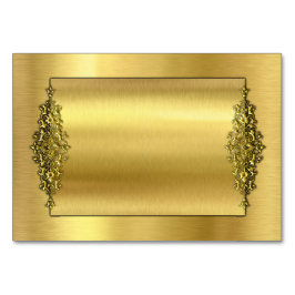 Elegante Wedding TableCards, Gold Tischnummer