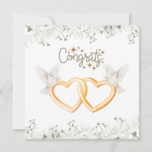 Elegante Wedding Verlobung Card Karte
