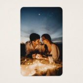 Elegante Wedding Website QR Code Foto RSVP Card (Vorderseite)