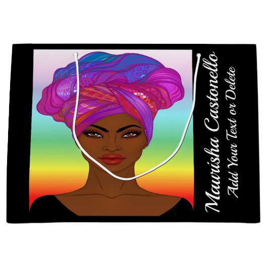 Elegante weibliche Tasche #2 - Siehe Zurück Große Geschenktüte (Vorderseite)