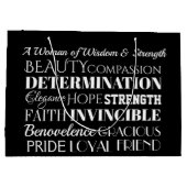 Elegante weibliche Tasche #2 - Siehe Zurück Große Geschenktüte (Rückseite)