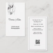 Elegante weibliche 📸 visitenkarte (Vorne/Hinten)