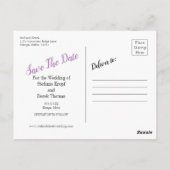 Elegante weiche Aquamarine Blasen Postkarte (Rückseite)