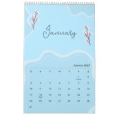 Elegante weiche florale Ästhetik Kalender (Jan 2027)