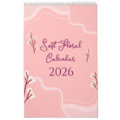 Elegante weiche florale Ästhetik Kalender (Titelbild)
