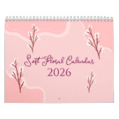 Elegante weiche florale Ästhetik Kalender (Titelbild)