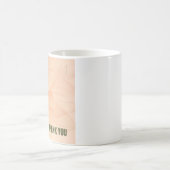Elegante weiche florale Dankeschön-Kaffeetasse Kaffeetasse (Mittel)