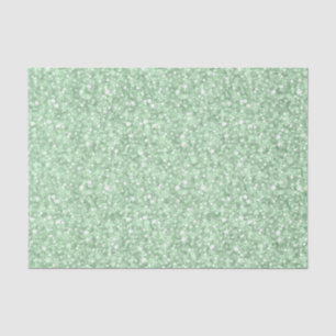 Elegante weiche grüne Imitate Glitzer & Glitzern Seidenpapier