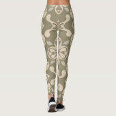 Elegante weiche Leggings mit nahtlosem Muster (Rückseite)