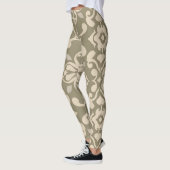 Elegante weiche Leggings mit nahtlosem Muster (Links)
