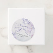 Elegante weiche Pastellblumen lila Frühlingsblumen Geschenkanhänger (Beispiel)