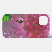 Elegante weiche rosa Blumen rosa Hydrangeas-Rose Case-Mate iPhone Hülle (Rückseite (Horizontal))