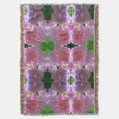 Elegante weiche rosa Blumen rosa Hydrangeas-Rose Decke (Vorderseite Vertikal)