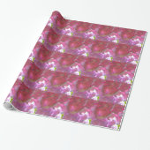 Elegante weiche rosa Blumen rosa Hydrangeas-Rose Geschenkpapier (Ungerollt)