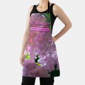 Elegante weiche rosa Blumen rosa Hydrangeas-Rose Schürze (InSitu)