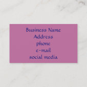 Elegante weiche rosa Blumen rosa Hydrangeas-Rose Visitenkarte (Rückseite)