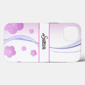 Elegante, weiche, rosa Sakura-Blume Case-Mate iPhone Hülle (Rückseite (Horizontal))